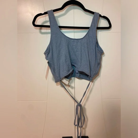 Blue Crop with String - Picture 2 of 2